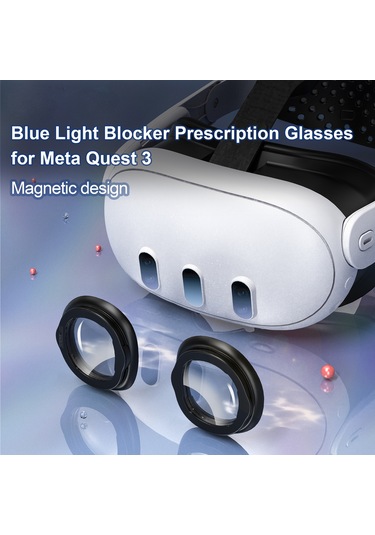 Startrc Oyunları Meta Quest 3 Vr Gözlük İçin Çizilmez Halka Lens + Koruyucu Kapak Seti Reçetesiz Lens