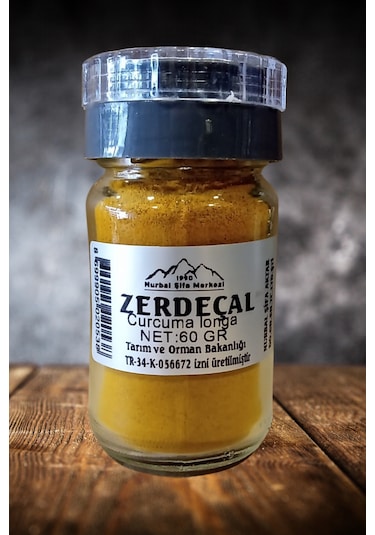 Doğal Öğütülmüş Zerdeçal Tozu 60 Gr