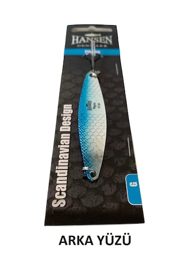 Hansen Sd Pilgrim 8.9cm 28gr Silver/blue Lüfer-levrek Kaşık