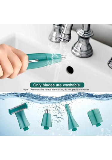 4'ü 1 Arada Samimi Alanlar Saç Kesimi Tıraş Makinesi Kadın