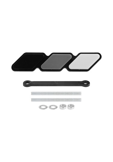 Synodicmonth Toyota Tacoma 4runner Highlander İçin Üç Renkli Ön Izgara Rozet Amblemi