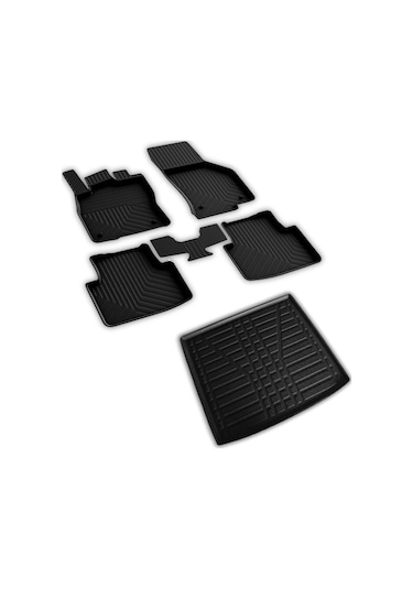 Volkswagen Tiguan Ferrous 4D Paspas ve Uzun Şase 3D Bagaj Havuzu 2017 2023