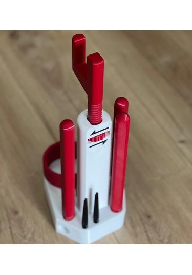Mottopi Yay Standı,okçuluk Standı-kırmızı