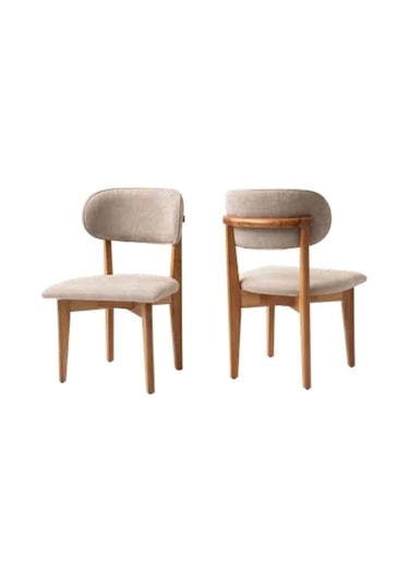 Polo Krem Teddy Natural Ahşap Bohem Sandalye