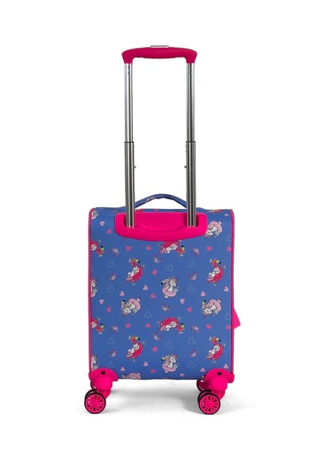Çocuk Karakterli 4 Tekerlekli Valiz, Eğlenceli Seyahat Arkadaşı - Flamingo Unicorn Flamingo Unicorn