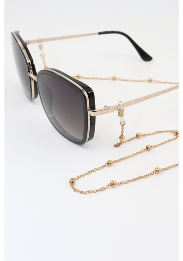 Çelik Gold Renk. Gözlük Zinciri. Özel Tasarım Steel. Gözlük İpi. Gözlük Askısı. Unisex Gold