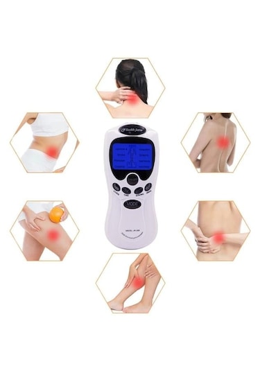Dijital Portatif 4 Pedli Pilli Usb Girişli Tens Ems Masaj Cihazı