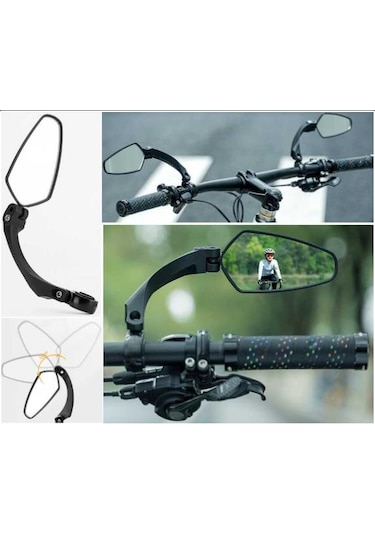 Bike Sky Briviga Ayna Rvm-313 Sol 6x11.2cm 95g 360 Dönebilen Gidon Ölçüsü 2-2.4cm