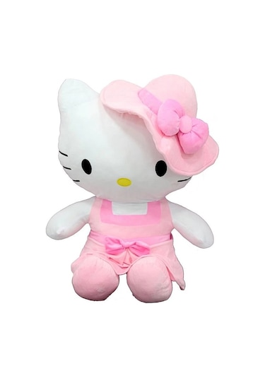 Mey İthalat Peluş Hello Kitty Elbiseli Şapkalı 36 Cm