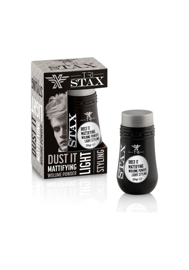 Tristax Kırmızı + Siyah Pudra Wax Saç Şekillendirici Set