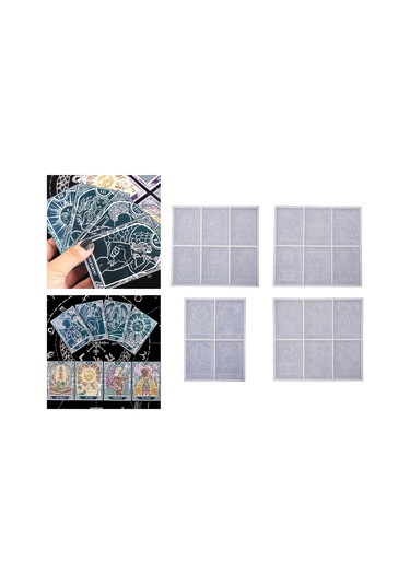 Suntek Tarot Kartları Reçine Kalıpları 22 Farklı Büyük