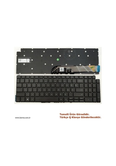 Dell İnspiron 5590 P88f Notebook Klavyesi, Laptop Tuş Takımı - Siyah Tr - / Kl0731