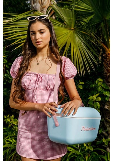Polarbox Taşınabilir Viintage Tasarımlı Soğutucu Çanta 12 Lt - Mavi