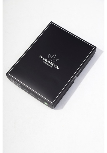 Franco Renzo Erkek 6'lı Lüx Kutulu Pamuklu Ve Likralı Boxer Beyaz