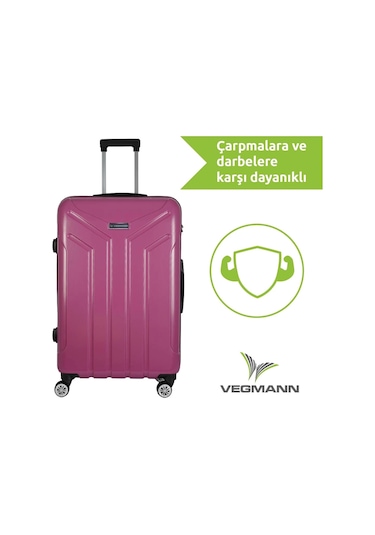 Vegmann Vela Violet 2'li Valiz Seti Orta Boy ,kabin Boy Çok Renkli