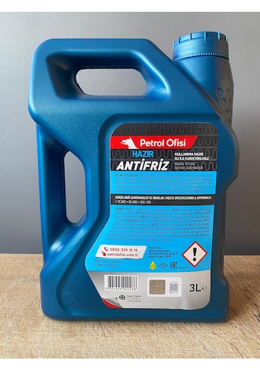 Petrol Ofisi Kullanıma Hazır Mavi Renkli İnorganik Antifriz 2023