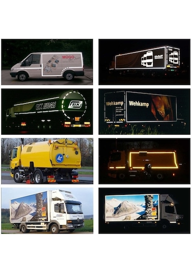 Tüvtürk Onaylı Reflektör Fosforlu Şerit Bant 5.5 Cm 5-10-25-50...