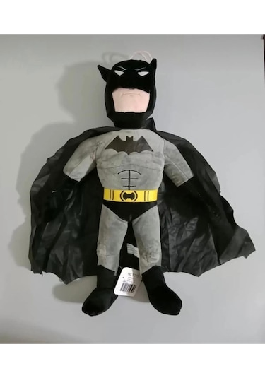 Süper Kahraman Batman Peluş Uyku Arkadaşı Gri
