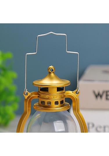 Suntek Fener Led Yağ Lambası Masa Sundurma Kabin Altın Altın