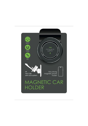 Magsafe İle Uyumlu Hava Menfezi Telefon Tutucu Powerway Tt59 2 Yapışkanlı Halka İle Birlikte 1 Adet
