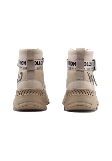 Belt Kadın Bot - Bej 001