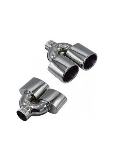 Üniversal Krom Egzoz Ucu Çiftli Sol Çıkış 120 80 800-026l