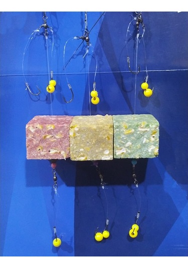 Sazan Takımı 3 Iğneli -2/0- 1 Paket 2 Adet