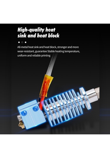 Singree Anycubic Vyper Uyumlu 24v 40w 3d Yazıcı Başlık Isıtıcı Seti, 260 C Dayanıklı