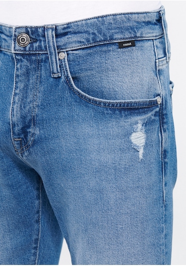 Mavi - Jake Mavi Yırtıklı Street Jean Pantolon 0042283796 Mavi