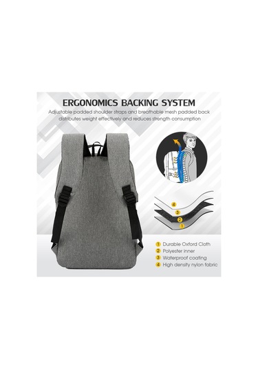 Sırt Çantası Combo Set Laptop Sırt Çantası Suya Siyah 3 Adet Siyah