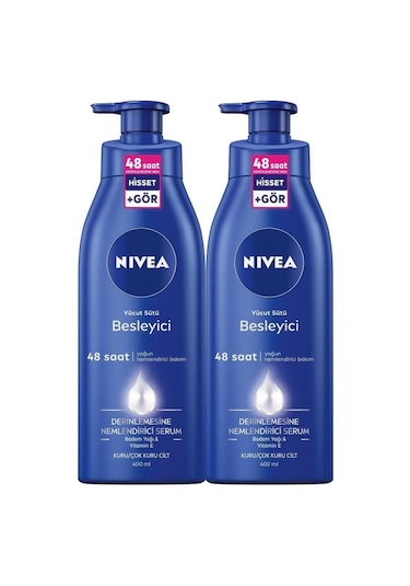 Nivea Besleyici Kuru Cilt Vücut Sütü 2 x 400 ML