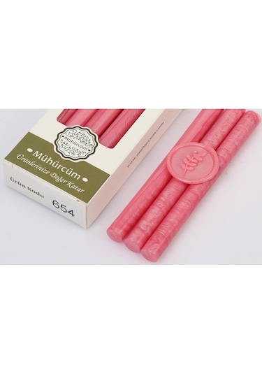 Mühür Mumu Çubuk 11mmx120mm 10 lu Paket Model: 654 GÜLPEMBE
