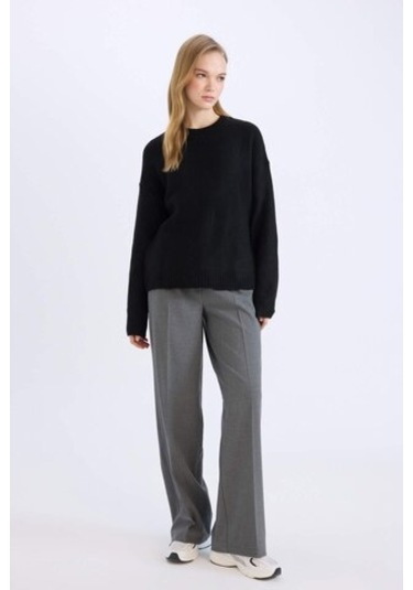 DeFacto Standart Boy Kumaş Pantolon Wide Leg Geniş Bol Paça Basic Düz Yüksek Bel C6402AX25SPAR61 DeFacto Standart Boy Kumaş Pantolon Wide Leg Geniş Bol Paça Basic Düz Yüksek Bel C6402AX25SPAR61