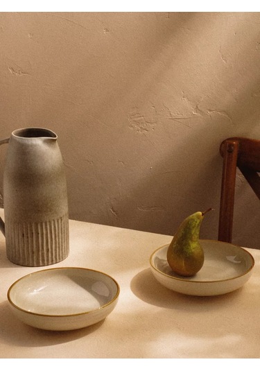 Sl Home Leggero Çorba Tabağı Seti 2 Adet, 750 Ml, Çap 19 Cm 200580839 Bej