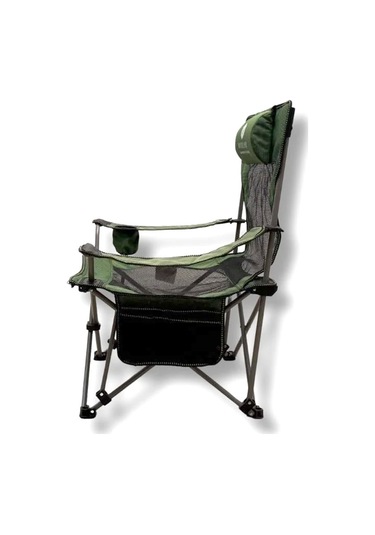 Windcamp Şezlong Tipi Katlanabilir Kamp Sandalyesi Som00006682 Haki - Gri