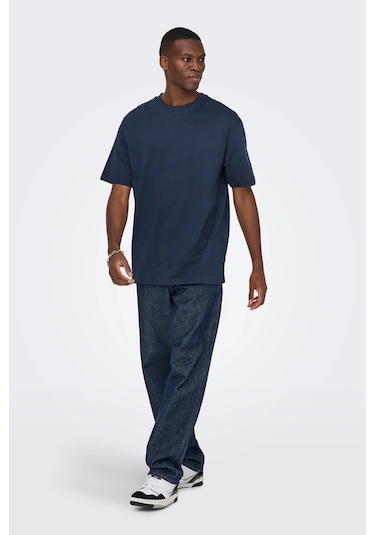 Only & Sons Erkek T Shirt 22022532 Lacivert Lacivert Only & Sons Erkek T Shirt 22022532 Lacivert Lacivert