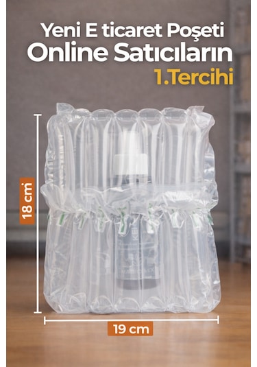 18x19 Cm 20 Adet Havalı Kargo Poşeti /airbed/airpack/airpak Ambalaj
