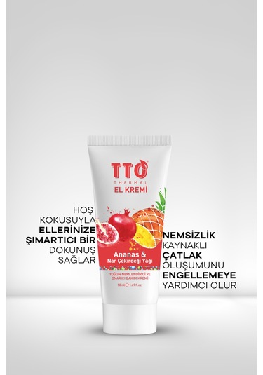 Tto Thermal El Kremi Ananas & Nar Çekirdeği Yağı 50 Ml