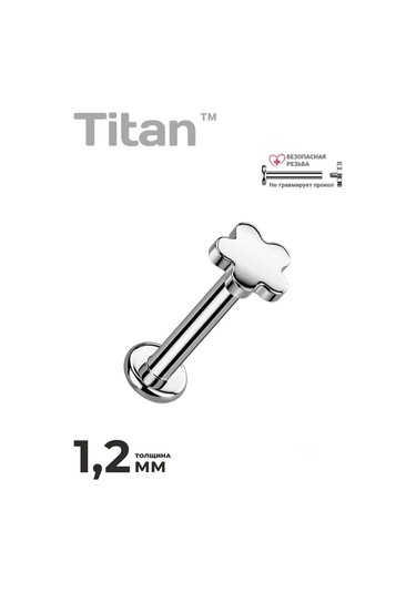 Spikes Helix Tragus İçin Çiçek Şeklinde Titanyum Labrete 413677967 Diğer