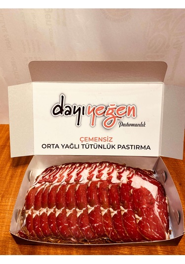 Dayı Yeğen Çemensiz Orta Yağlı Tütünlük Pastırma 500 G
