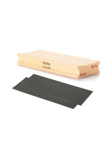 Besthome1 Gitar Plevne Yarıçap Taşlama Bloğu 10&14 İki Yönlü - Teller Düzeltici Zımpara Bloğu Ve 2x600 Tane Zımpara Kağıdı