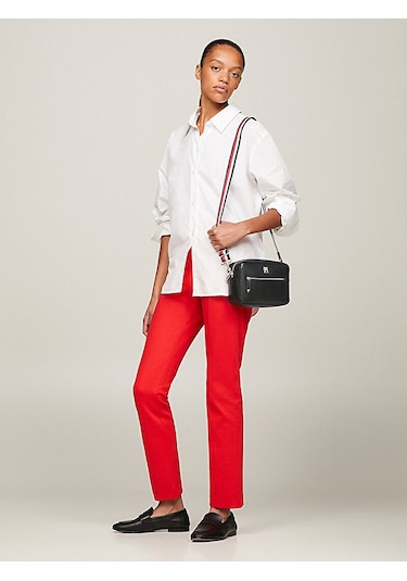 Tommy Hilfiger Kadın Çapraz Çanta Aw0aw15864bds Siyah