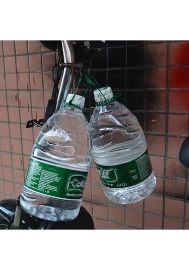 Xbyc 2147 Bisiklet Elektrikli Motosiklet Ve Scooter Alüminyum Gidon Eşya Taşıma Kancası Kırmızı