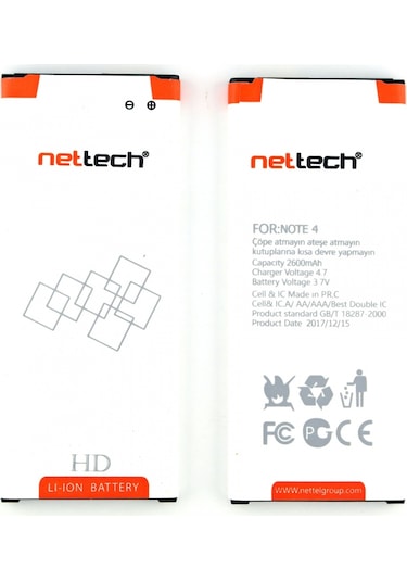 Teknonet Samsung Galaxy N910 Note 4 Uyumlu 3000 Mah Batarya
