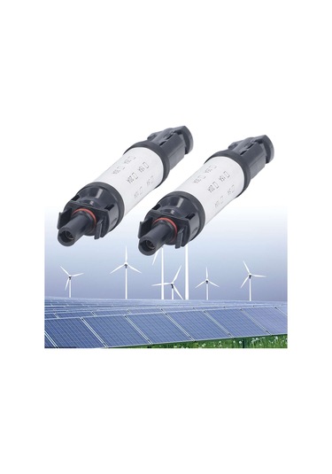 Dianziye Güneş Paneli Bağlantı Seti Mc4 30a Ip68 Su Geçirmez Uv Dayanıklı Füzyonlu Konnektör 2 Adet