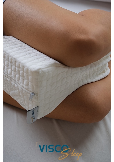 Bacak Arası Visco Yastık Viskon Kılıflı 25x19x13 Cm