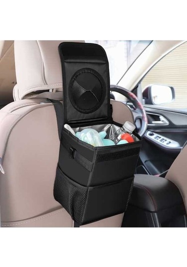 Createtech Sones Saklama Kovası Araba Koltuk Çöp Kancası Arka Vo