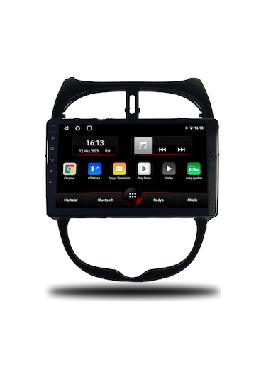 Navico Peugeot 206 Android Carplay Multimedya 1999-2011 6gb Ram + 128gb Hafıza + 8 Çekirdek