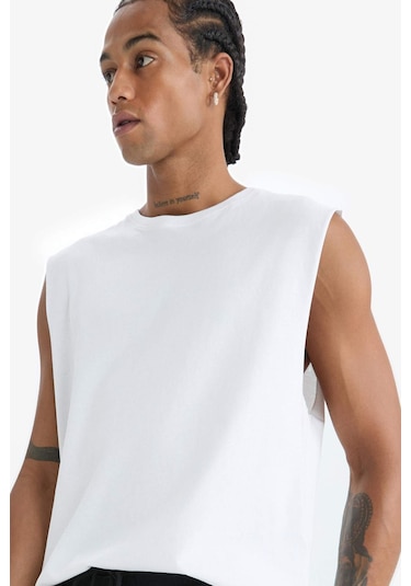 DeFactoFit Boxy Fit Bisiklet Yaka Sporcu Atlet A1821AX25HSWT80