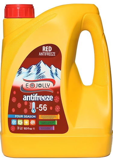 Organik Antifriz Kırmızı 3 Lt -56 Derece